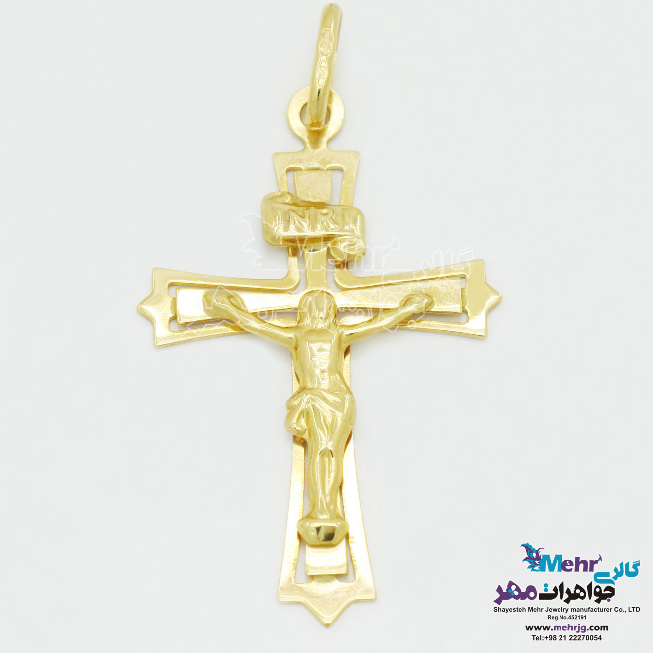 آویز طلا - طرح صلیب