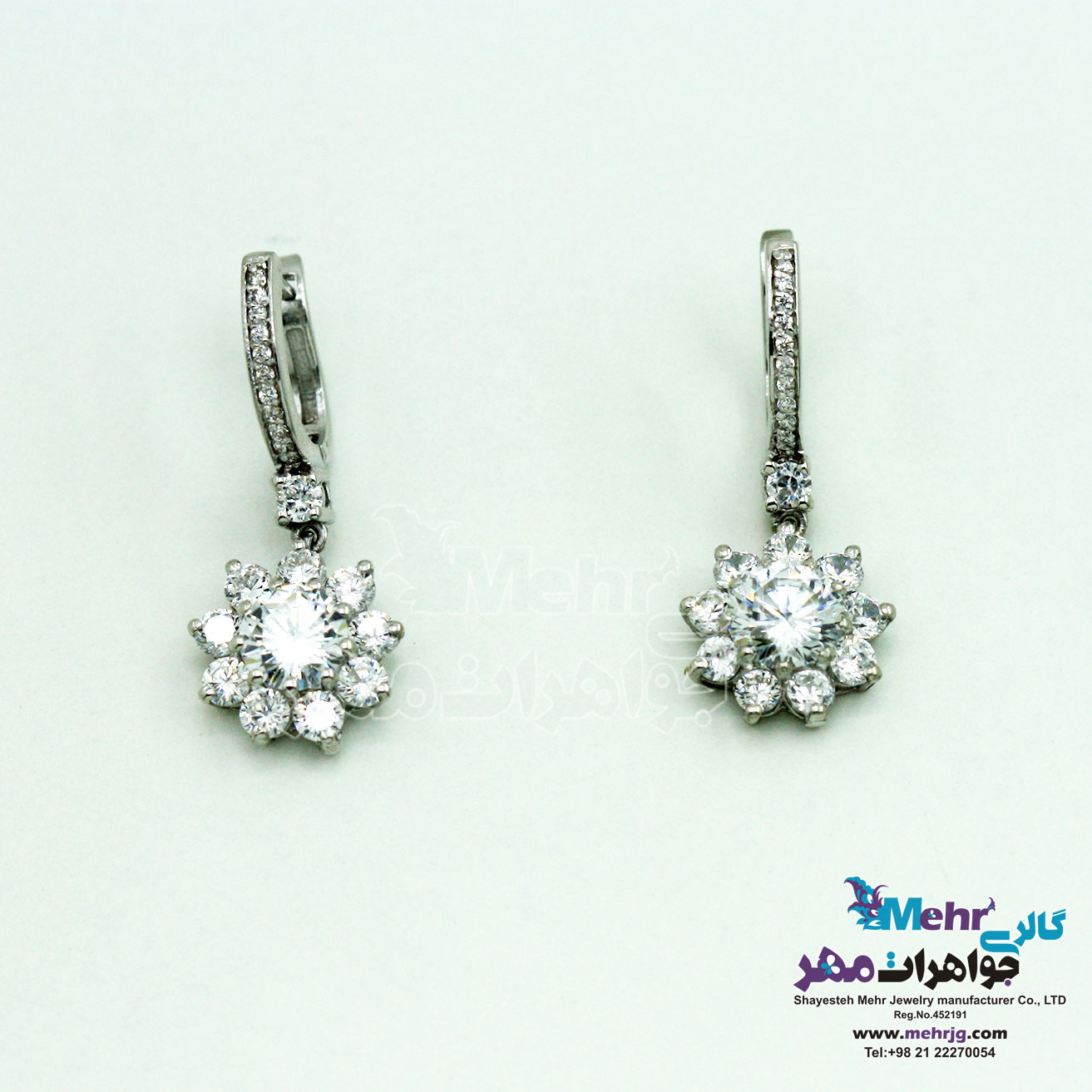 گوشواره طلا - طرح گل