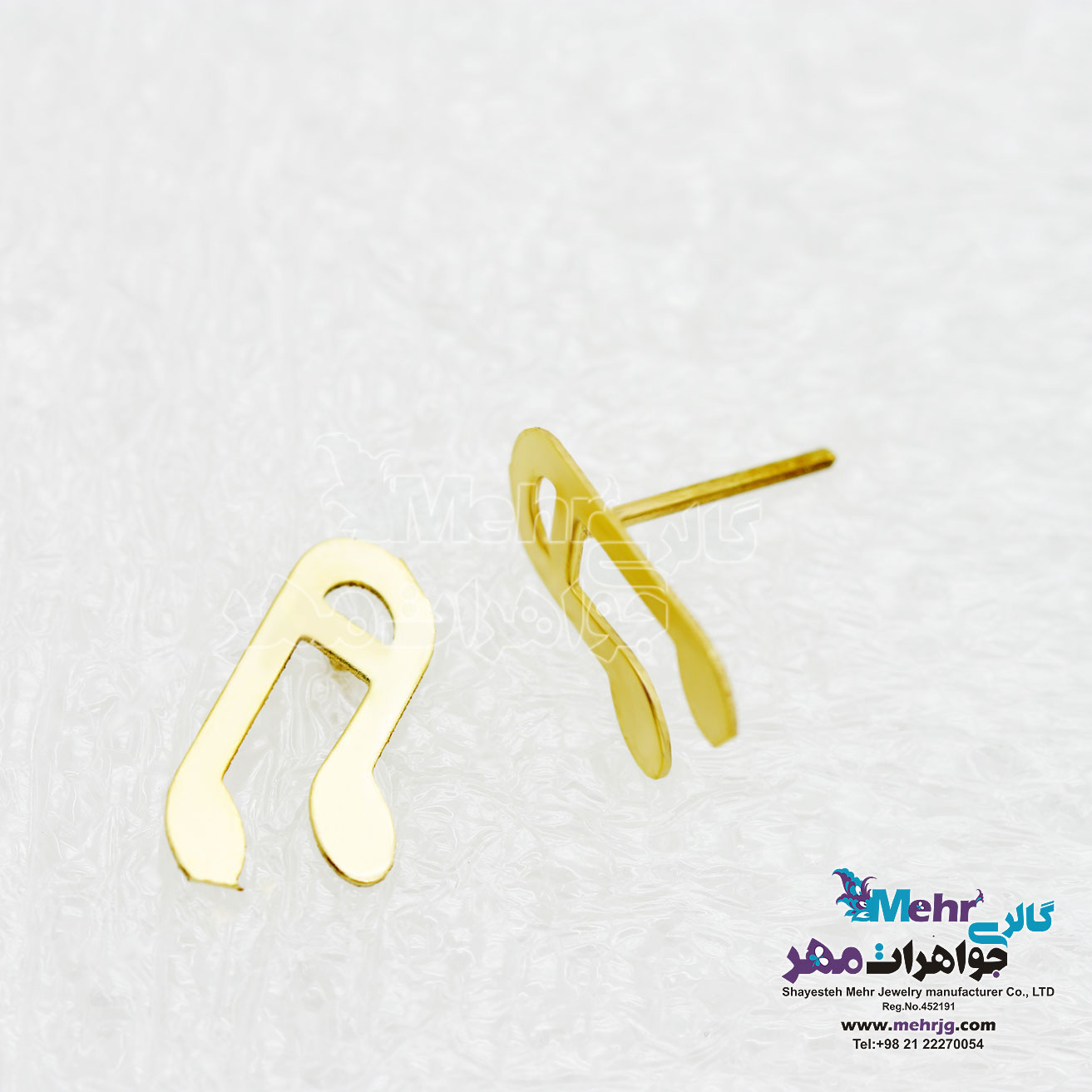 گوشواره طلا - طرح نت موسیقی