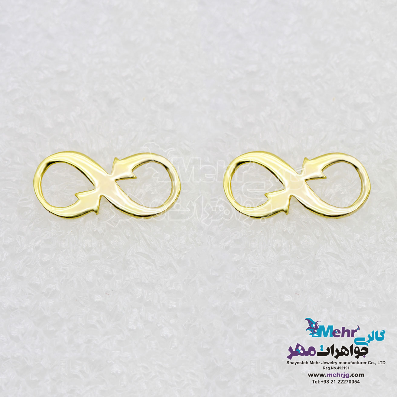 گوشواره طلا - طرح بی‌نهایت
