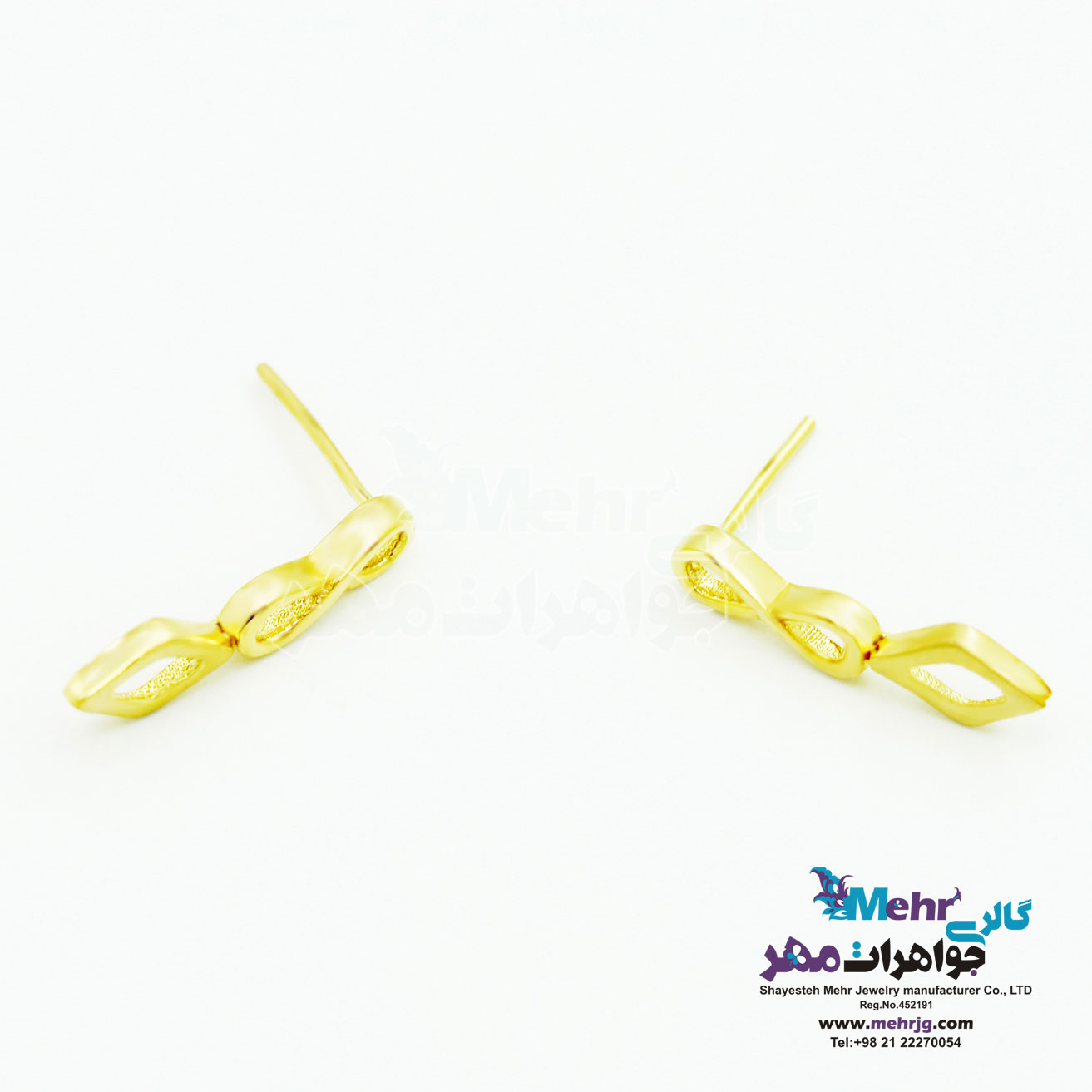 گوشواره طلا - طرح بی‌نهایت