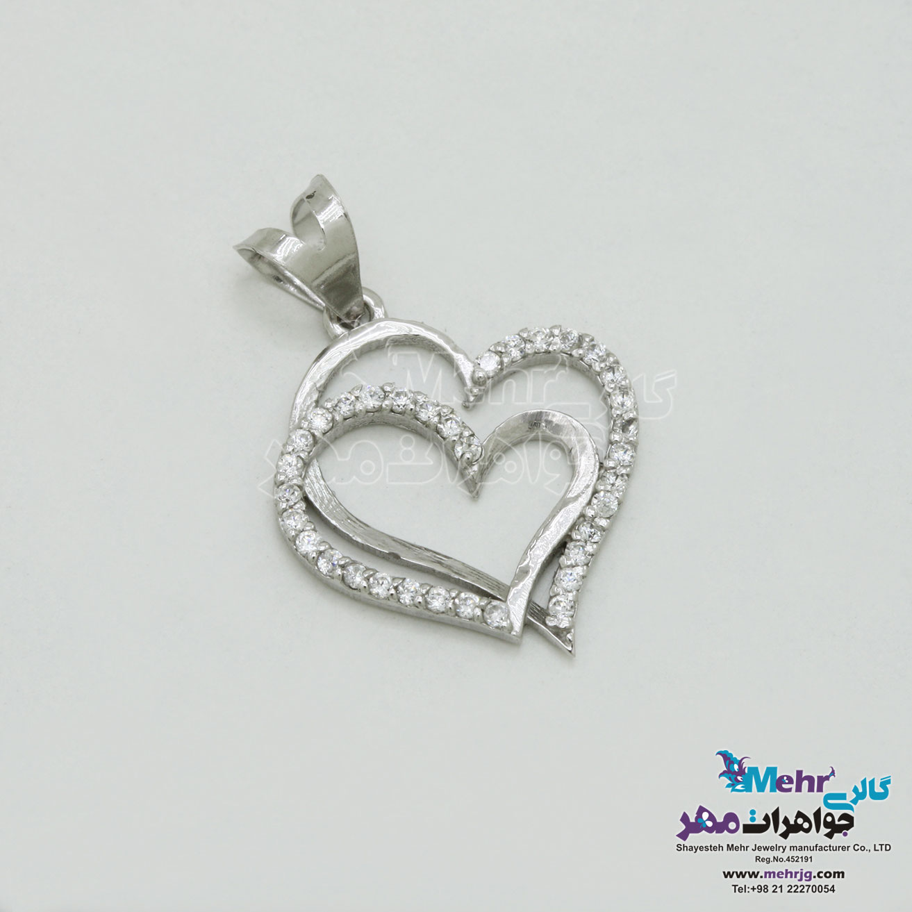آویز طلا - طرح قلب