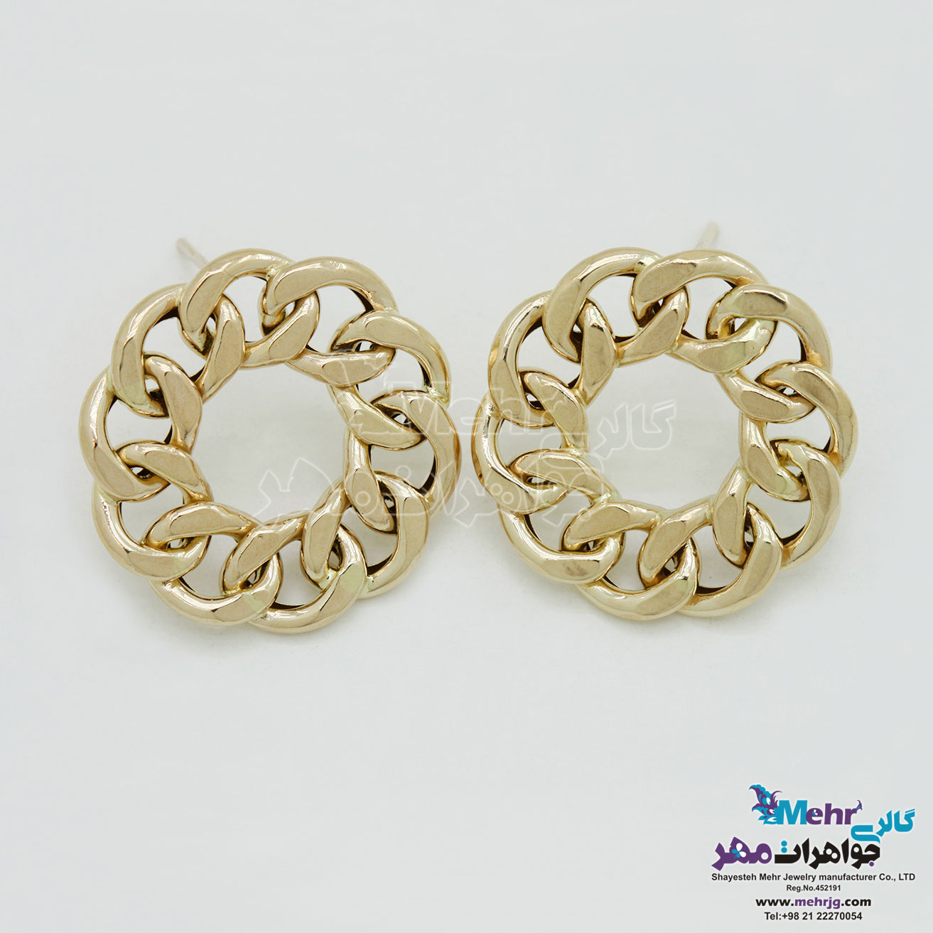 گوشواره طلا - طرح کارتیه