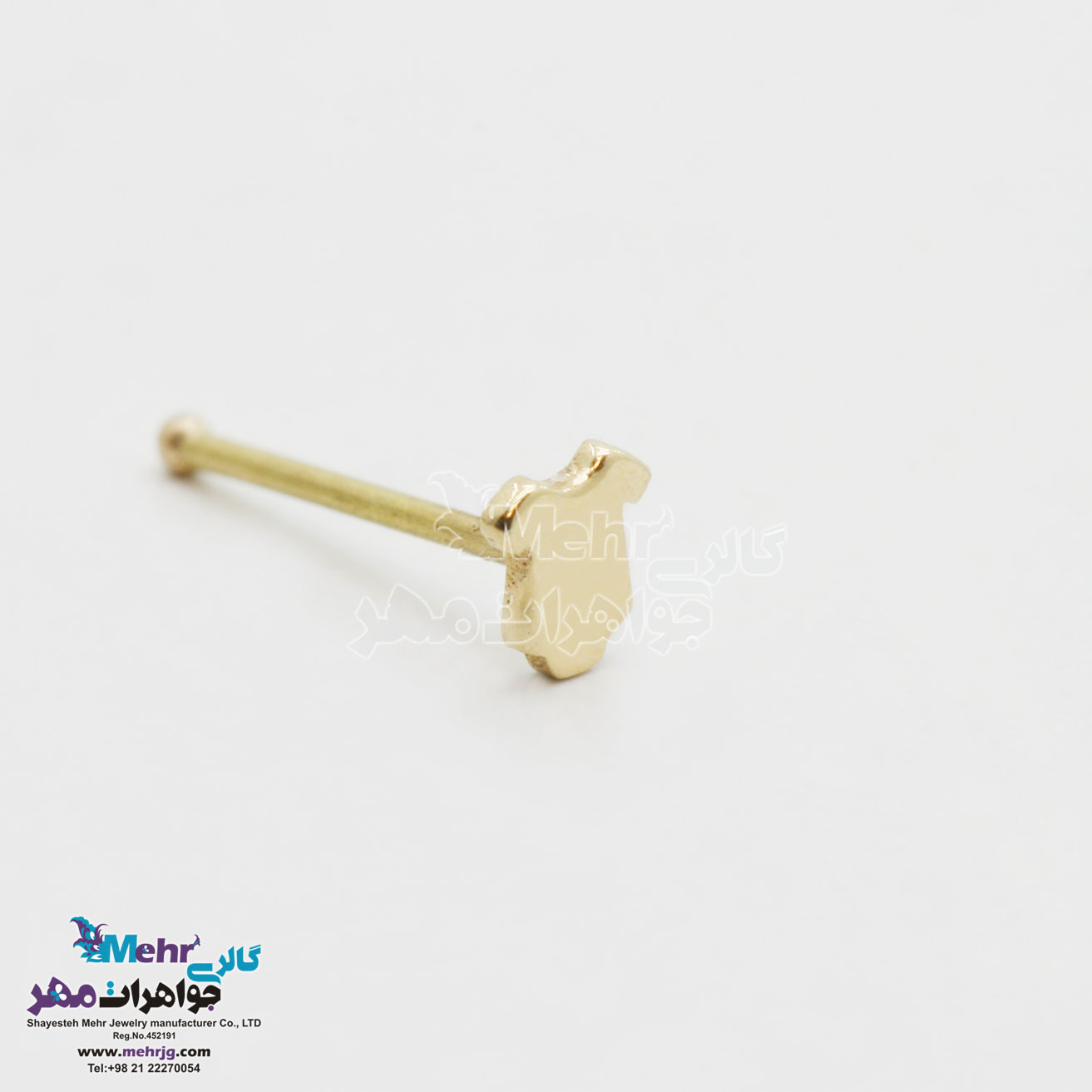 پیرسینگ طلا - طرح لباس بادی