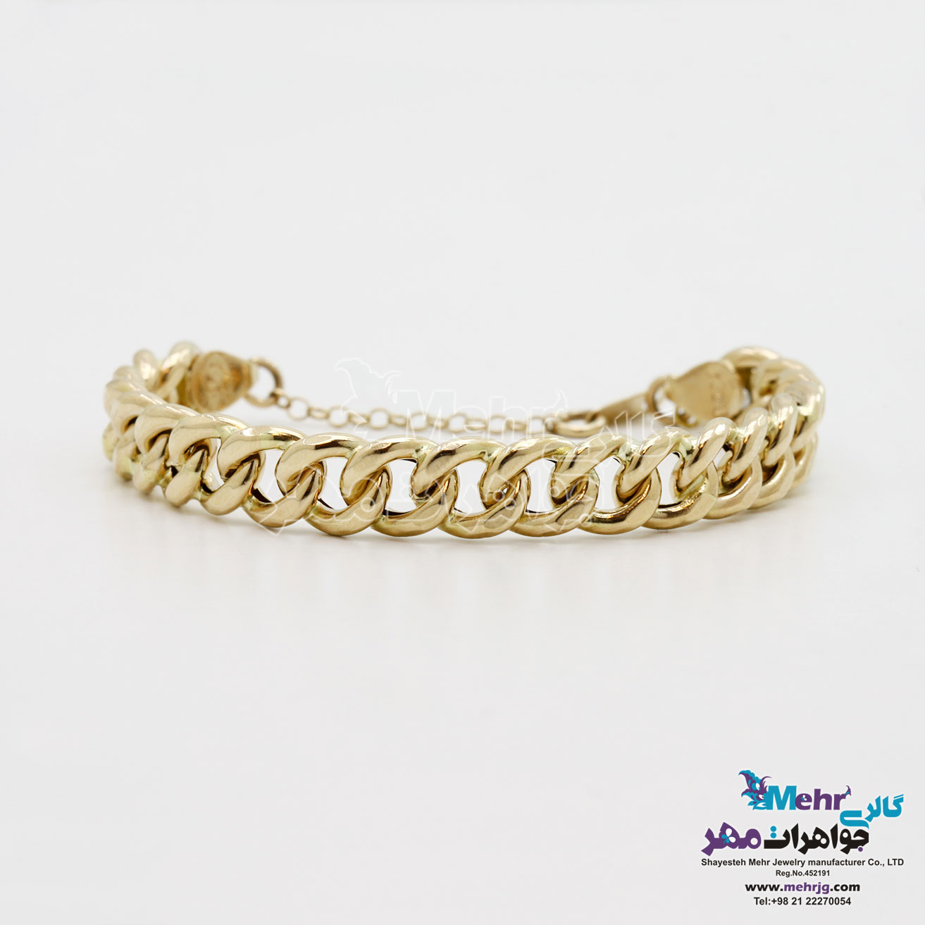 دستبند النگویی طلا - طرح کارتیه