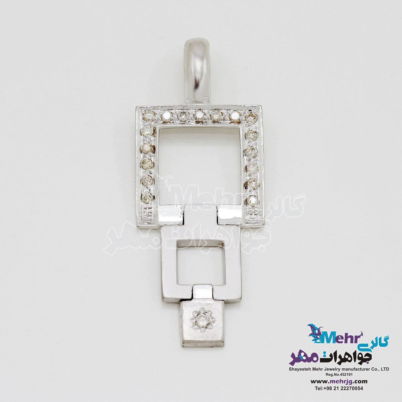 آویز طلا - طرح هندسی
