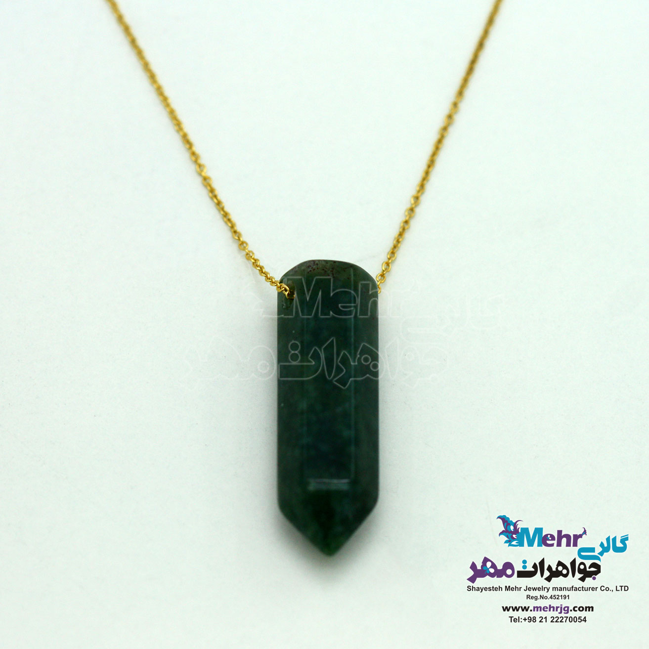 گردنبند طلا - طرح مداد