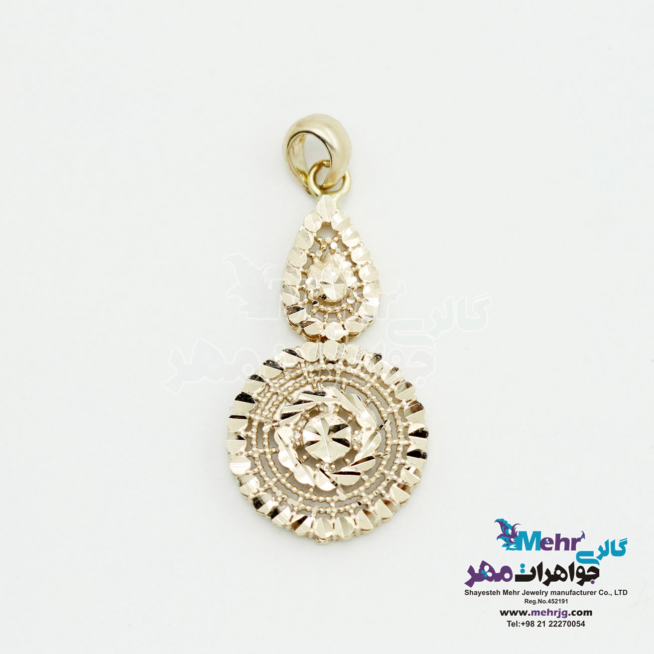 آویز طلا - طرح اشک