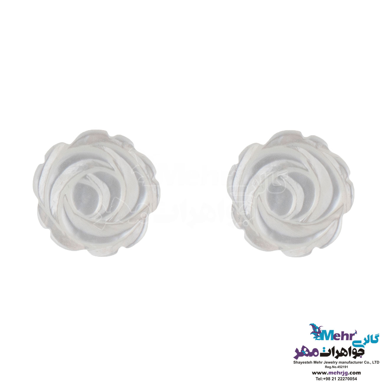 گوشواره طلا - طرح گل