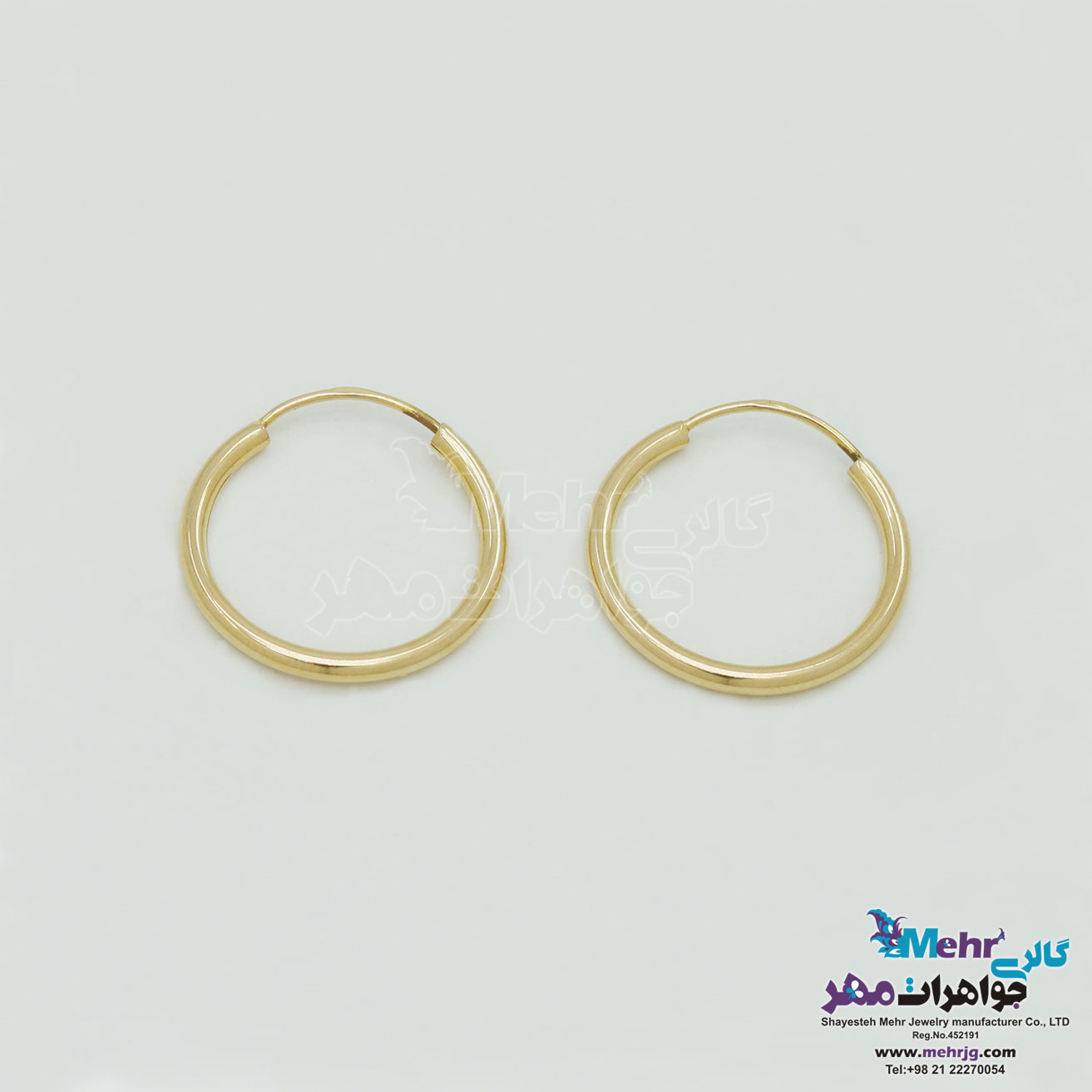 گوشواره طلا - طرح حلقه‌ای