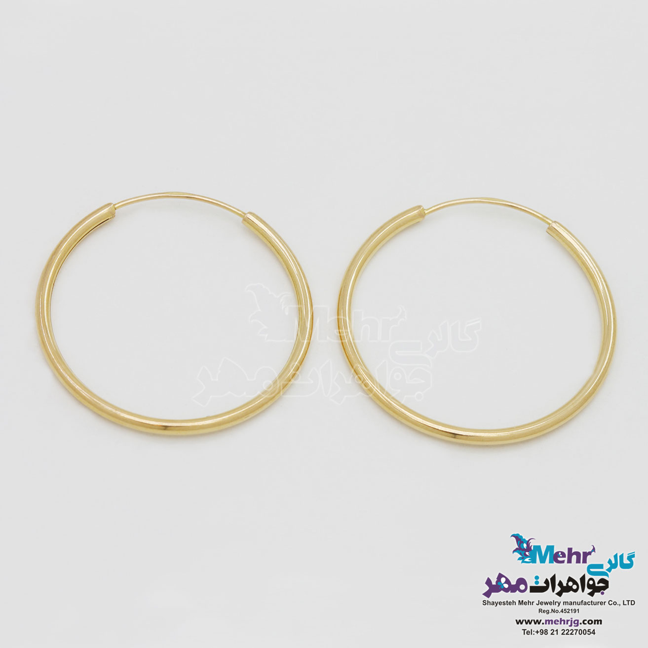 گوشواره طلا - طرح حلقه‌ای
