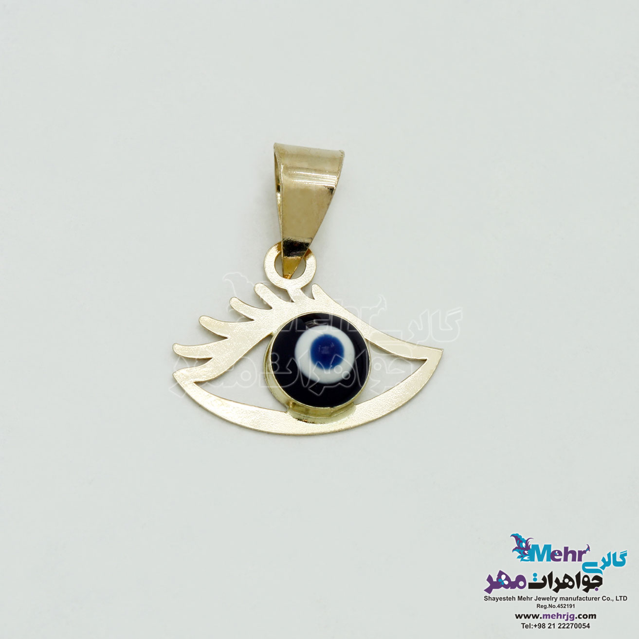 آویز طلا - طرح چشم