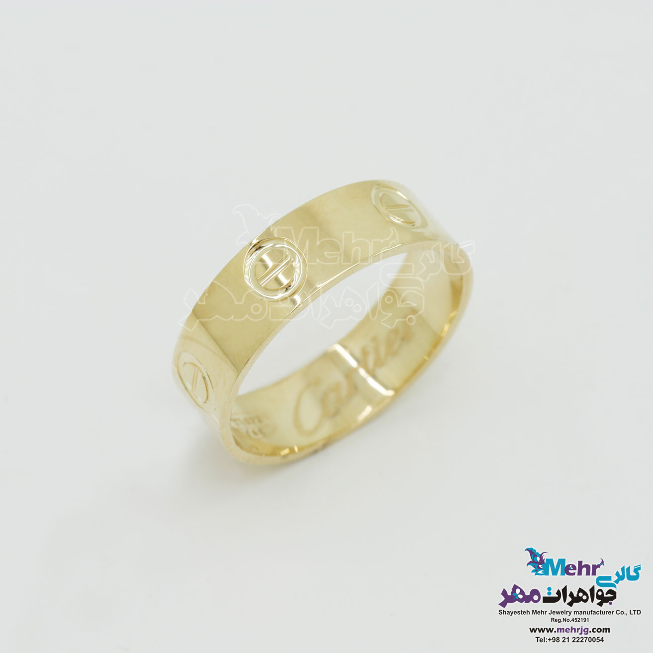 انگشتر طلا - طرح کارتیه