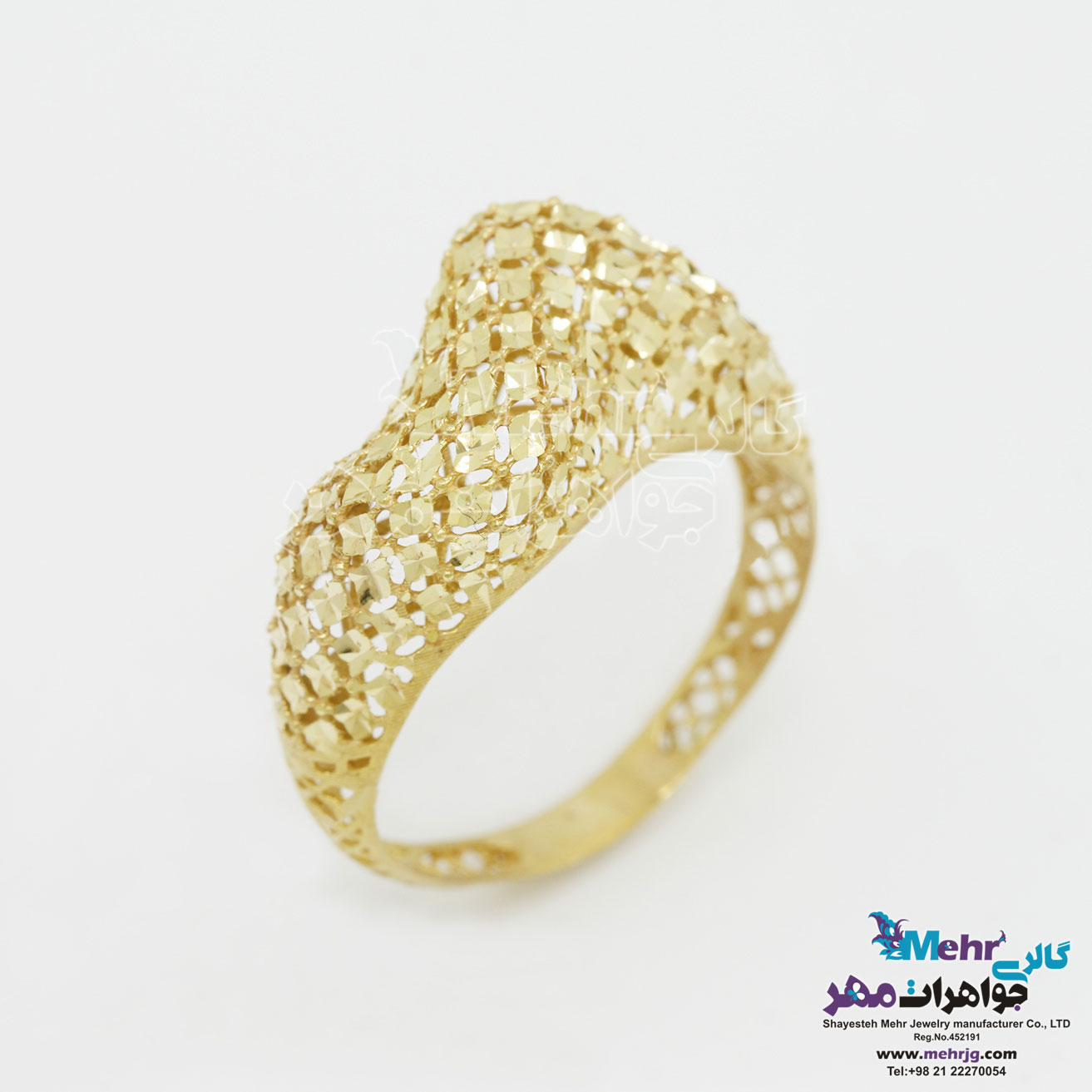 انگشتر طلا - طرح توری
