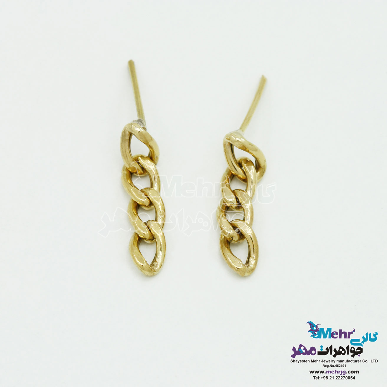 گوشواره طلا - طرح کارتیه