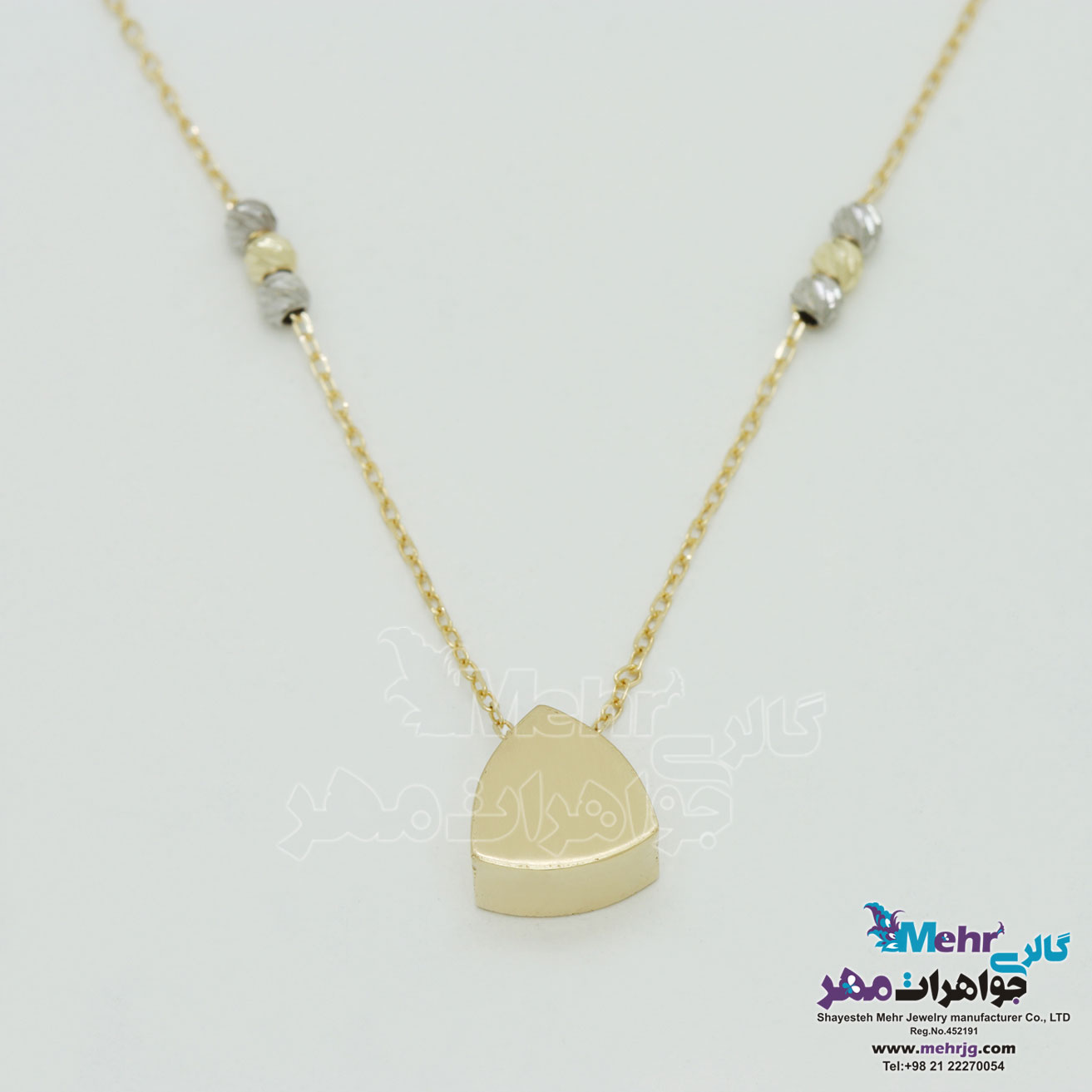 گردنبند طلا - طرح هرم