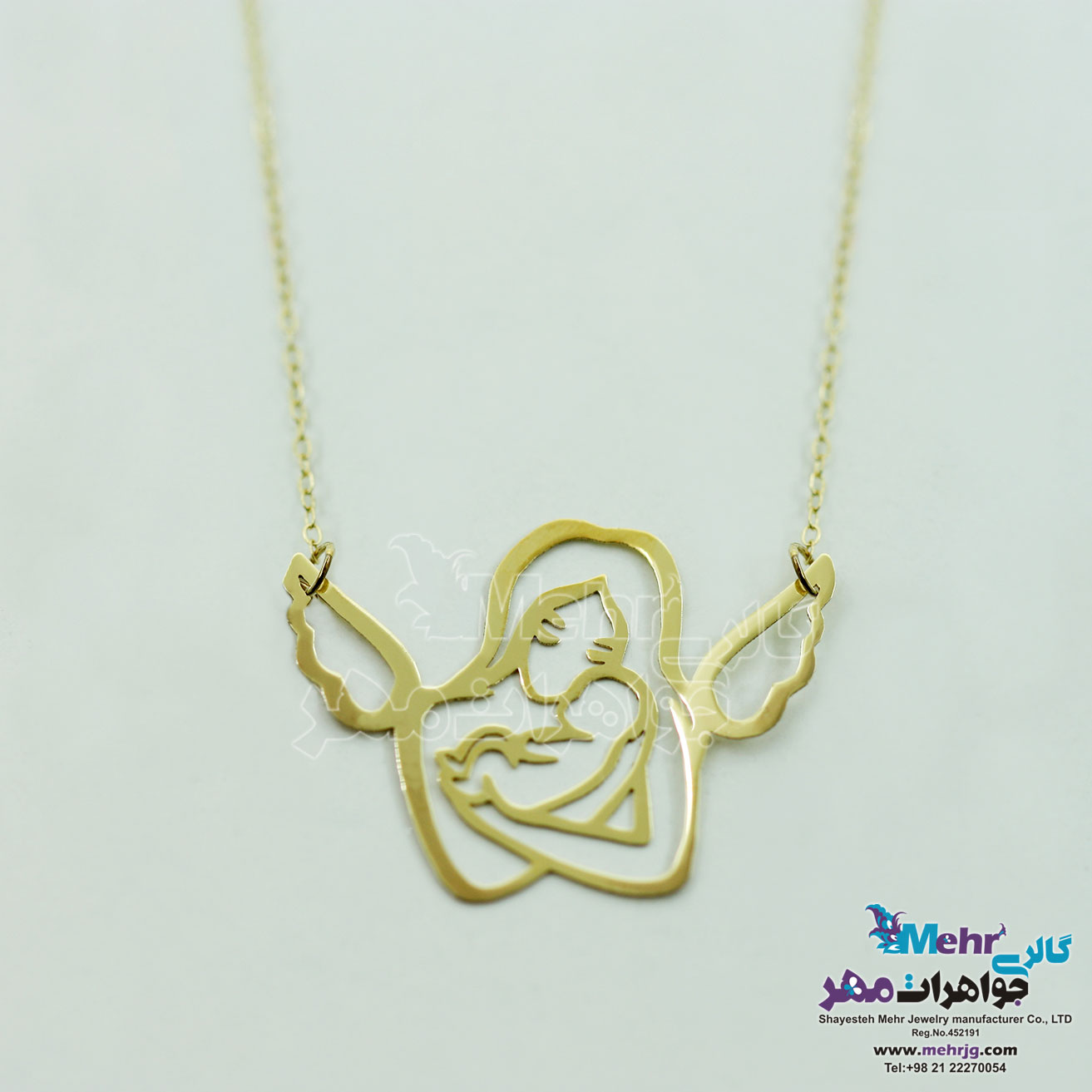 گردنبند طلا - طرح مادر و بچه