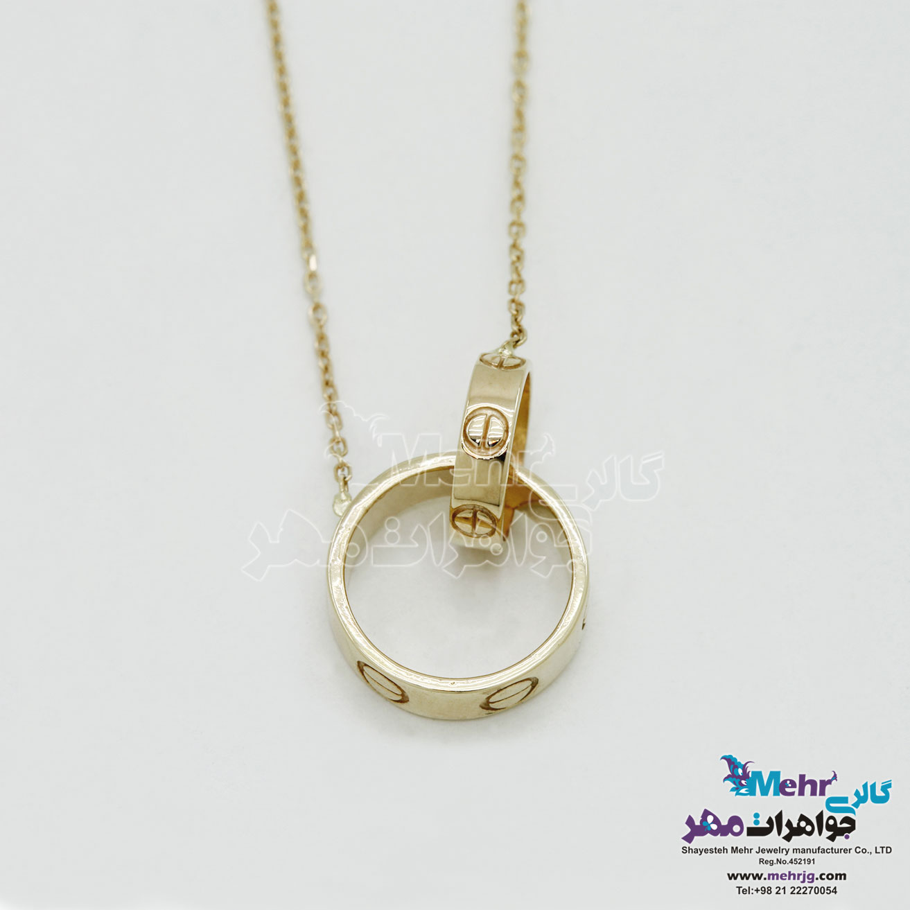 گردنبند طلا - طرح کارتیه