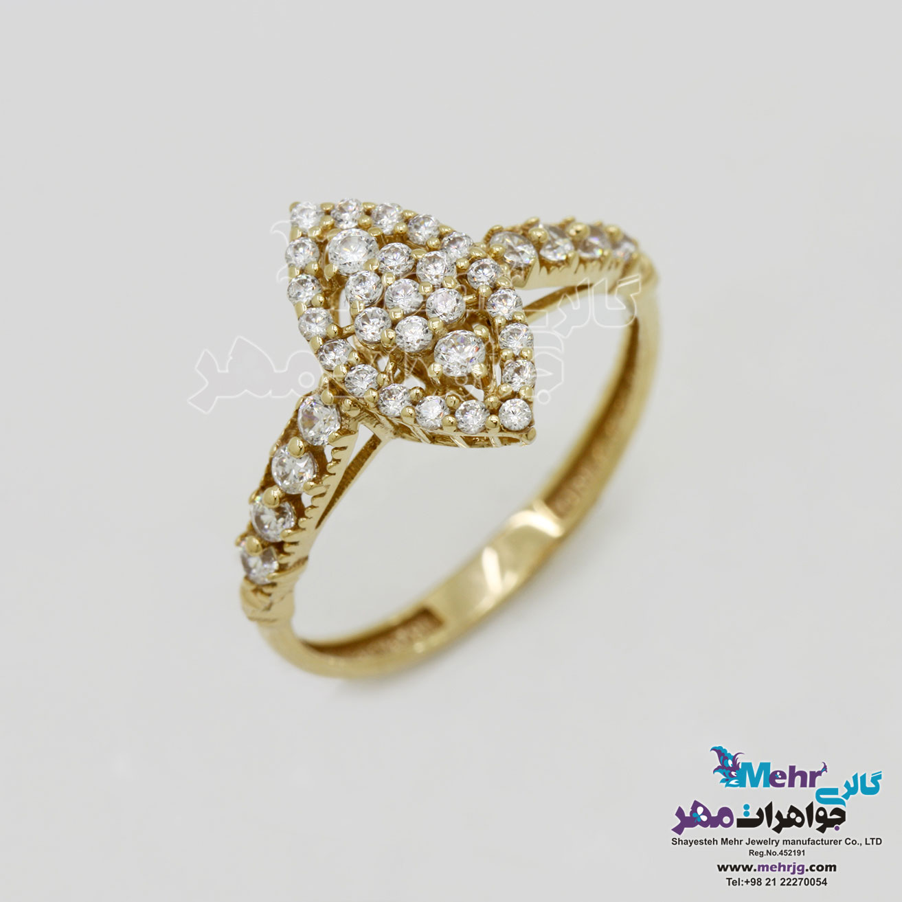 انگشتر طلا - طرح چشم