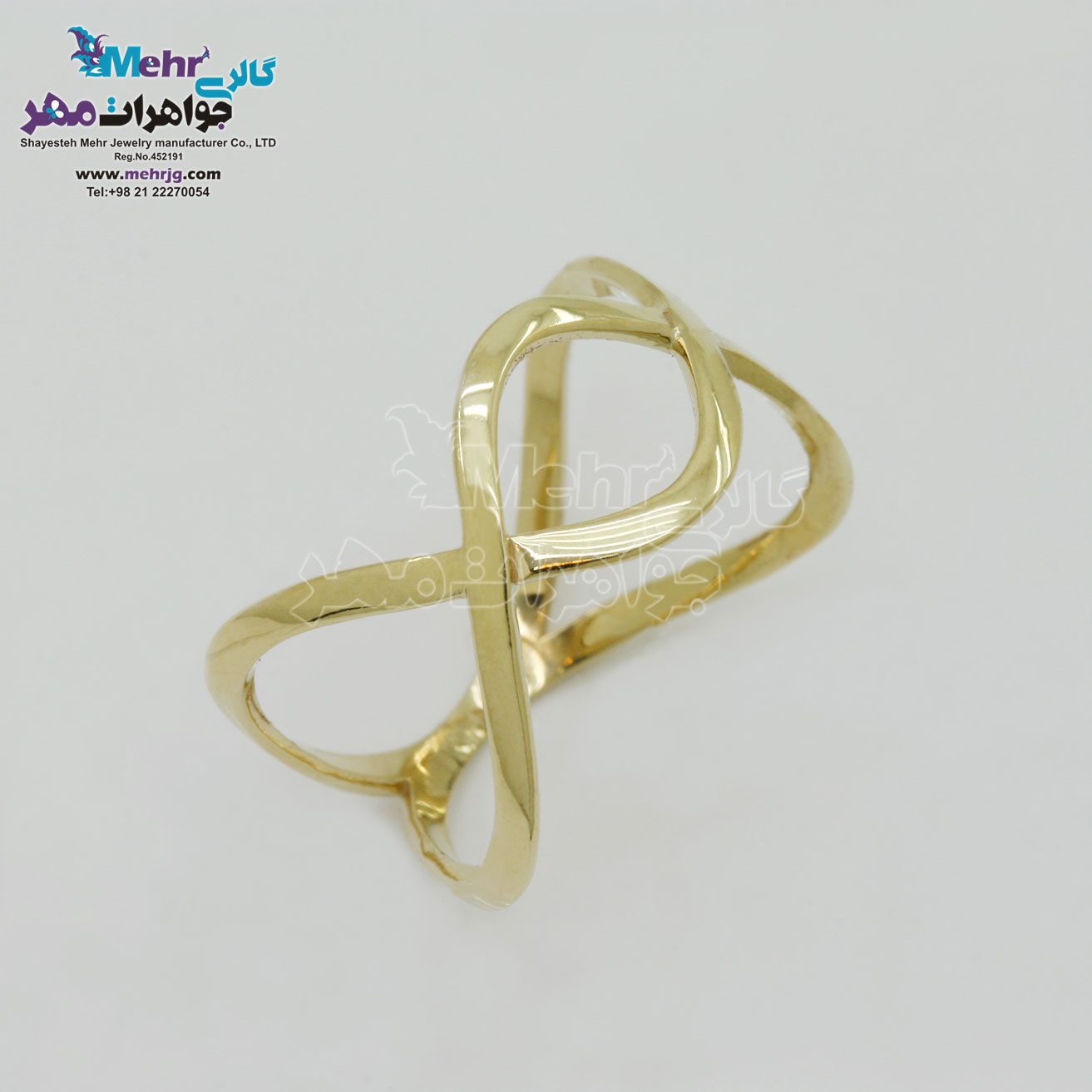 انگشتر طلا - طرح هندسی