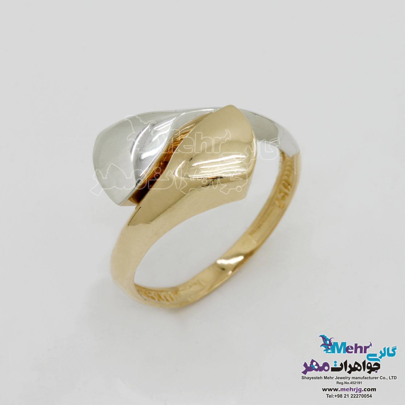 انگشتر طلا - طرح هندسی
