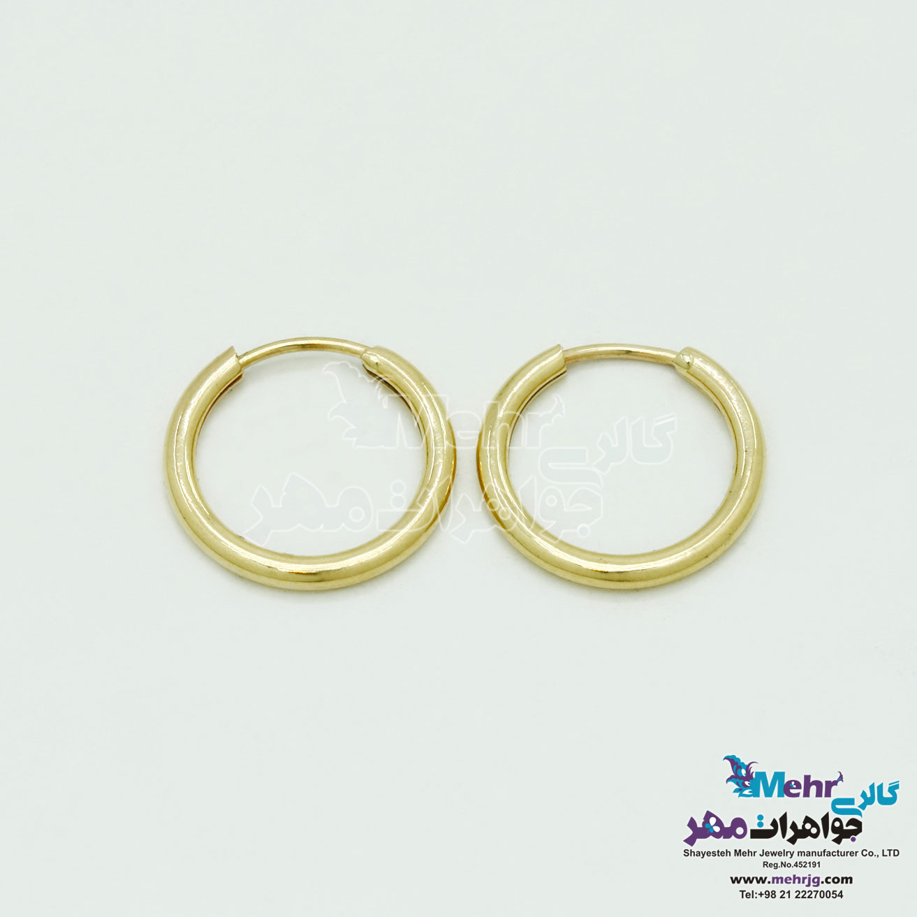گوشواره طلا - طرح حلقه‌ای