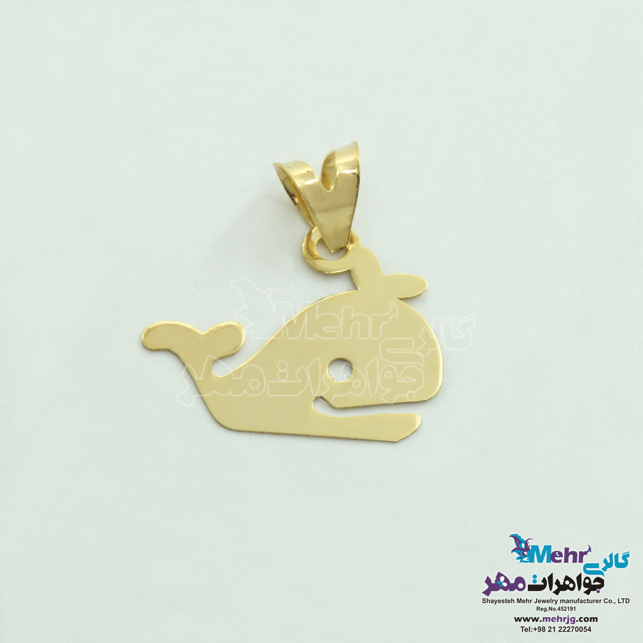 آویز طلا - طرح وال