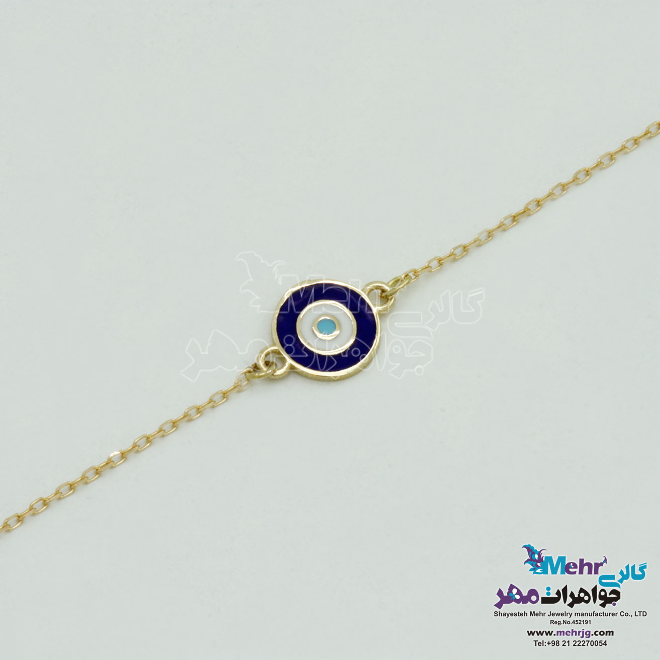 دستبند طلا - طرح چشم‌نظر