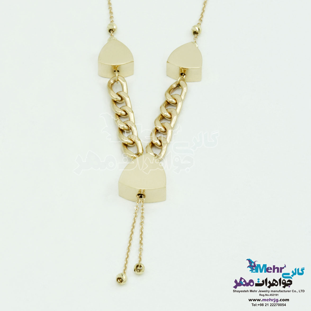 گردنبند طلا - طرح کارتیه