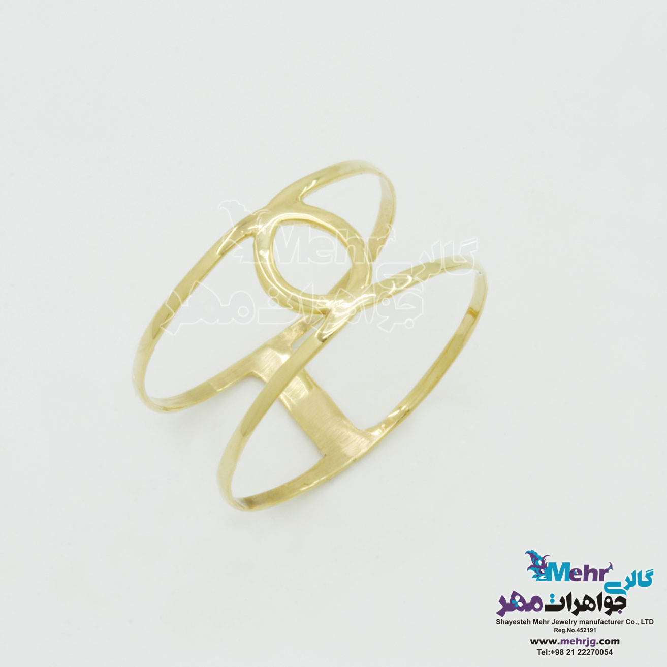 انگشتر طلا - طرح شنل