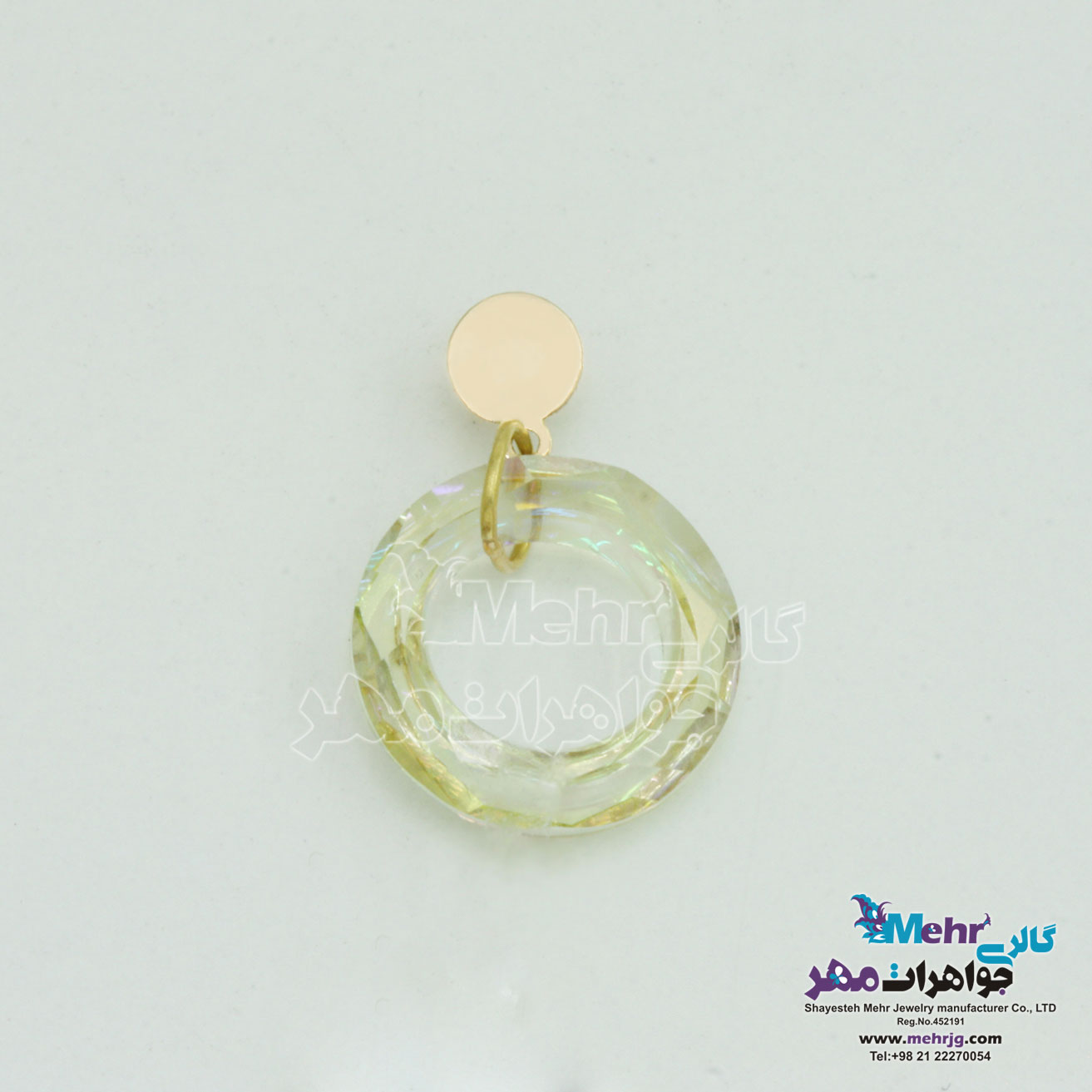 آویزطلا - سنگ سواروسکی رینگ