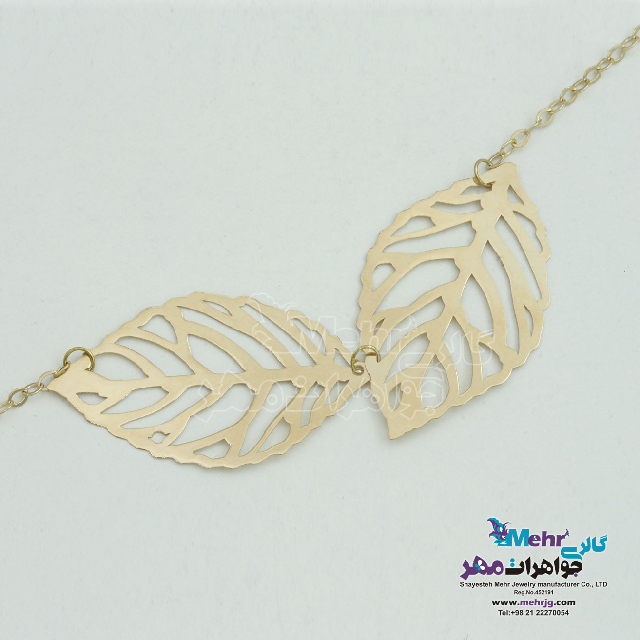 پابند طلا - طرح برگ