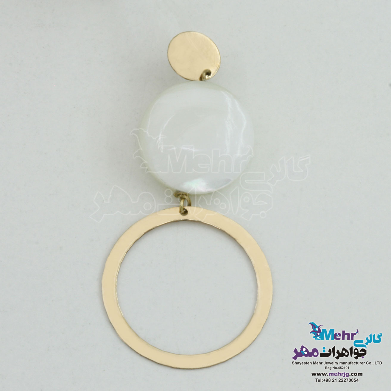 آویز طلا - طرح هندسی
