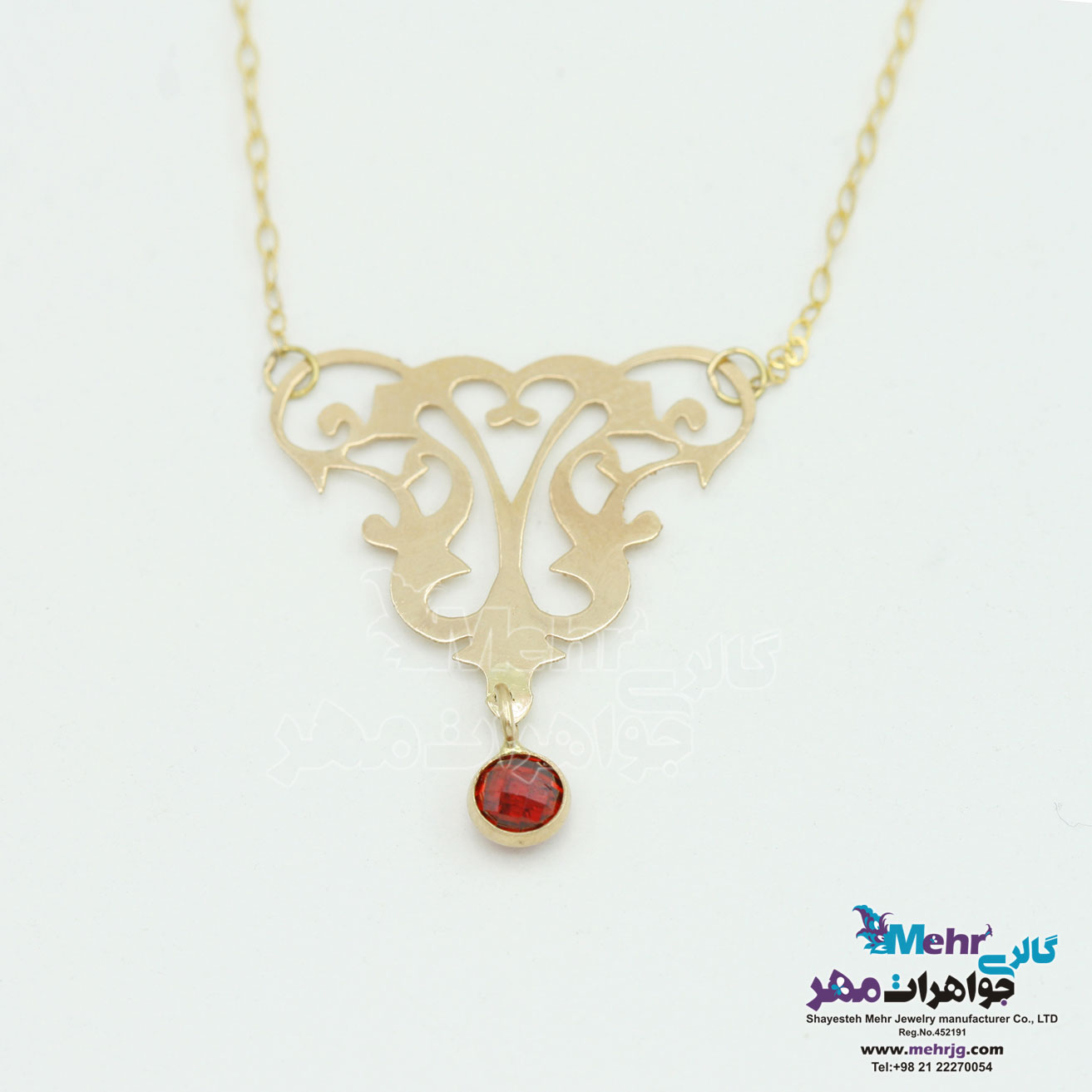گردنبد طلا - طرح اسلیمی
