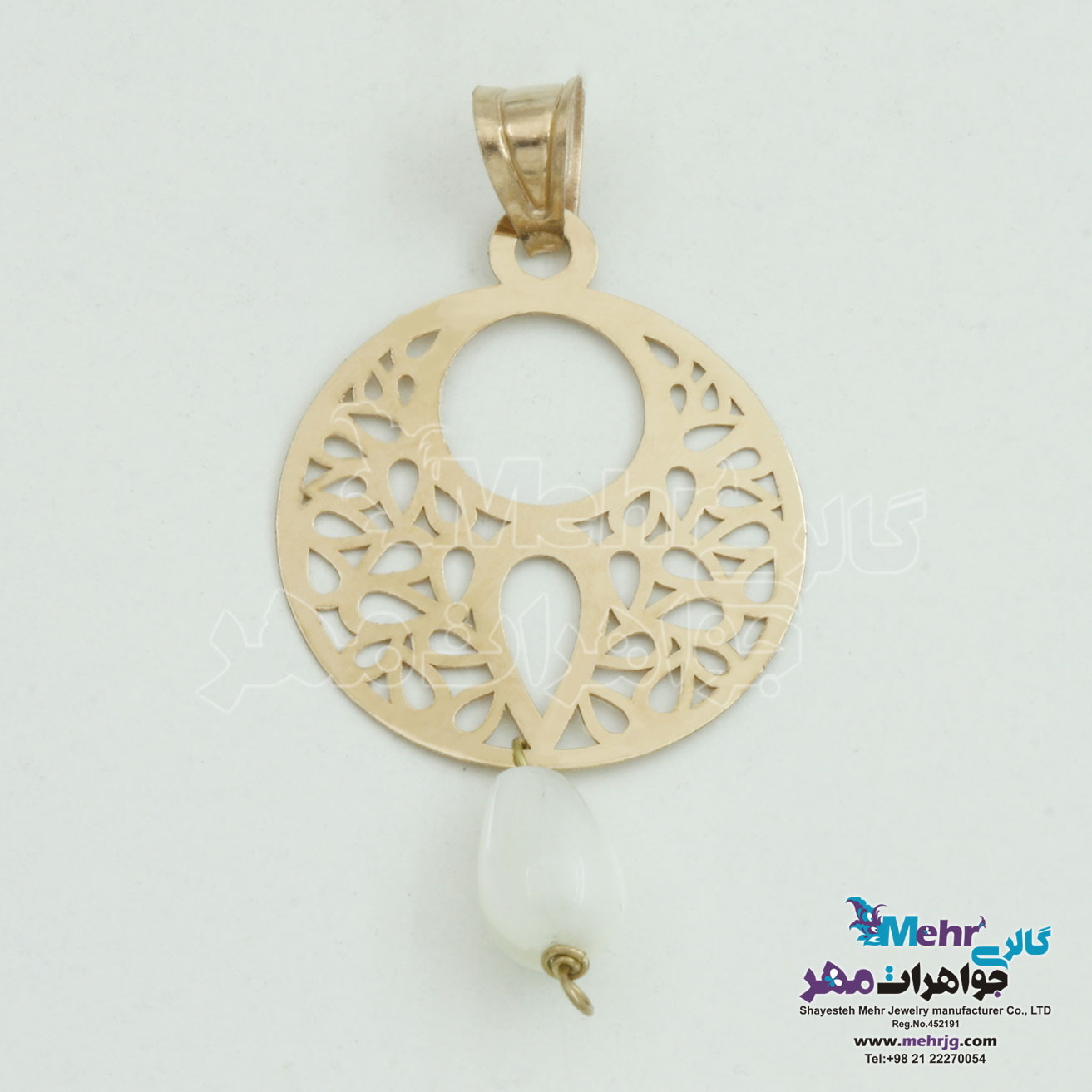 آویز طلا - طرح هندسی