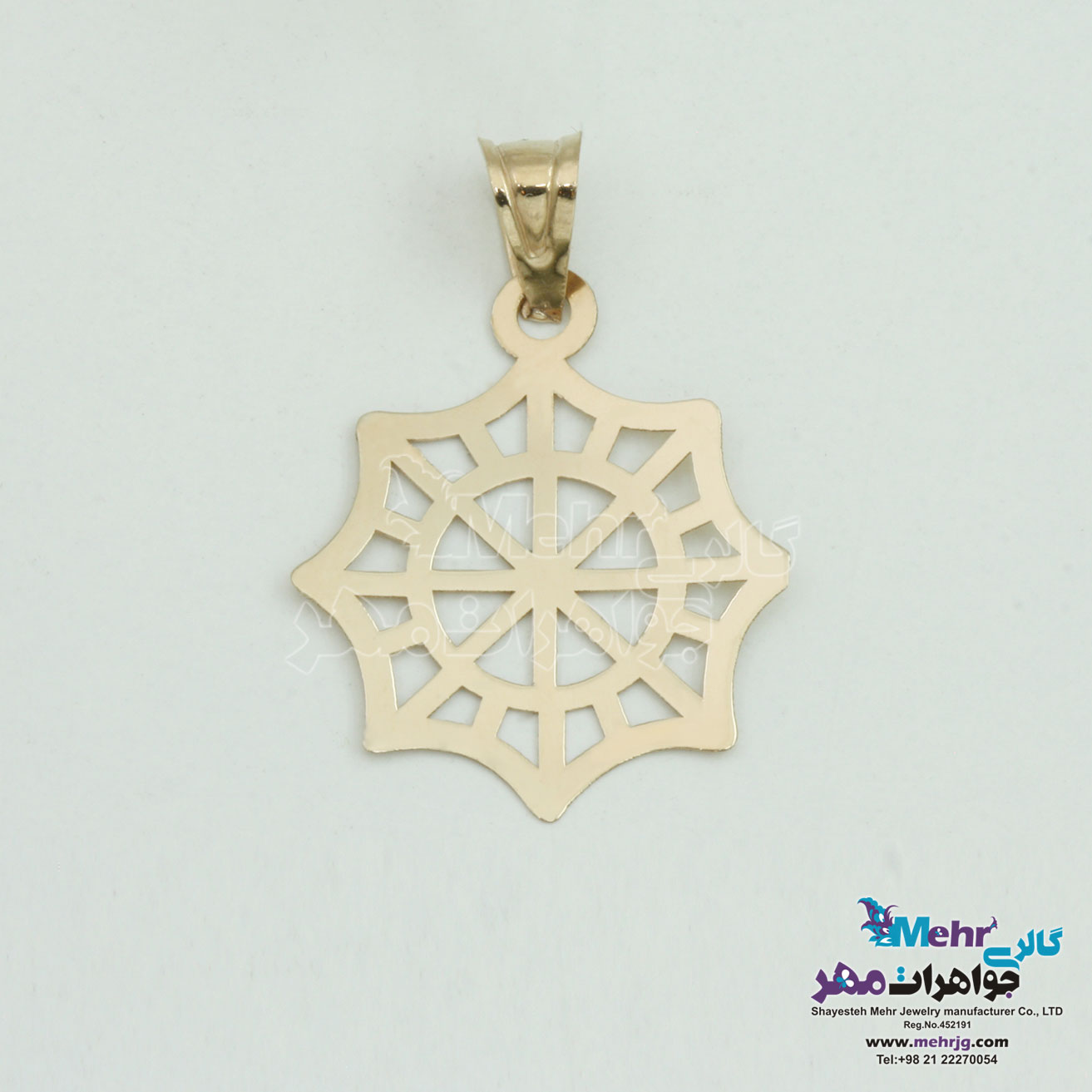 آویز طلا - طرح هندسی