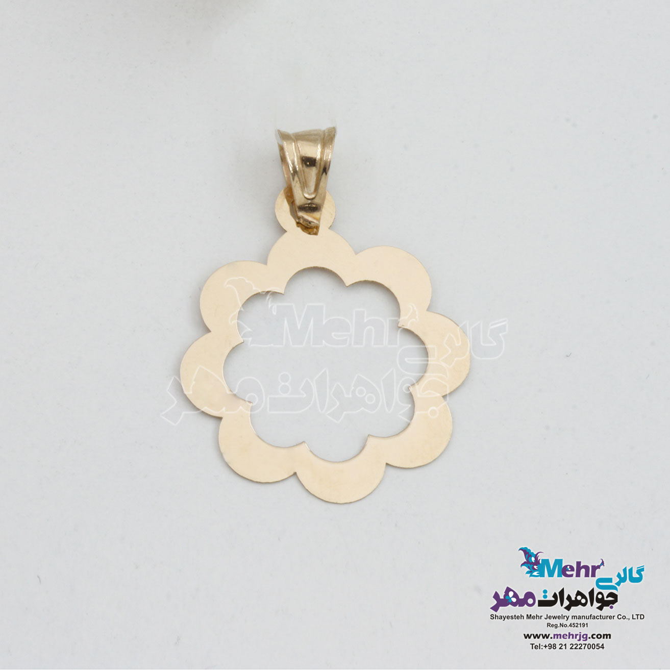 آویز طلا - طرح هندسی