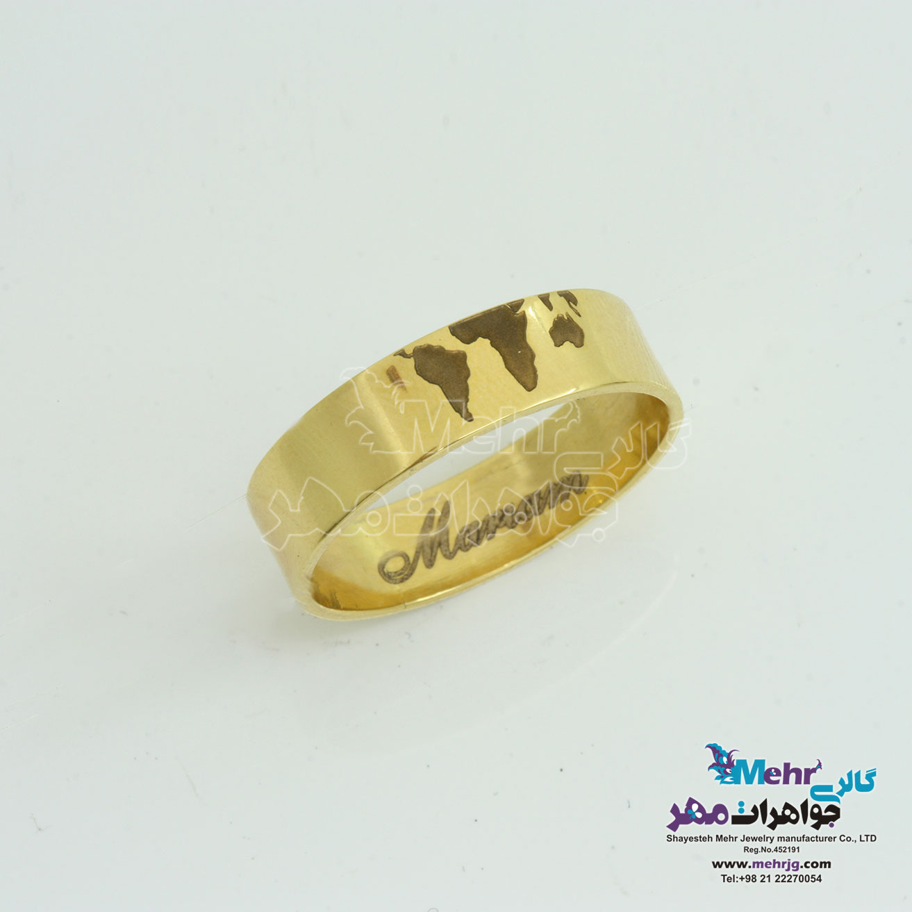 انگشتر طلا - طرح نقش جهان