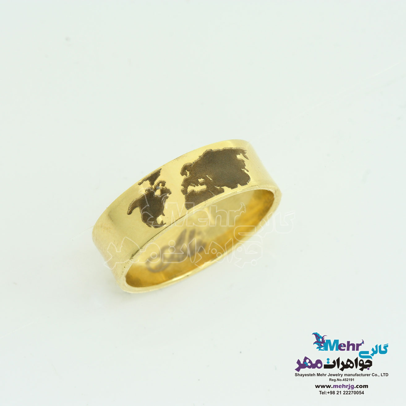 انگشتر طلا - طرح نقش جهان