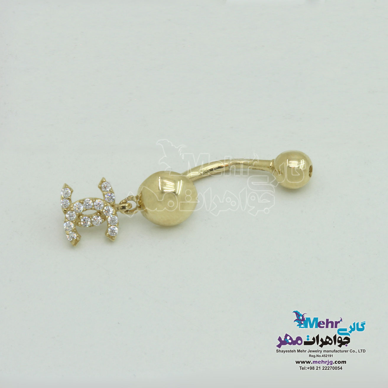 پیرسینگ طلا - طرح شنل