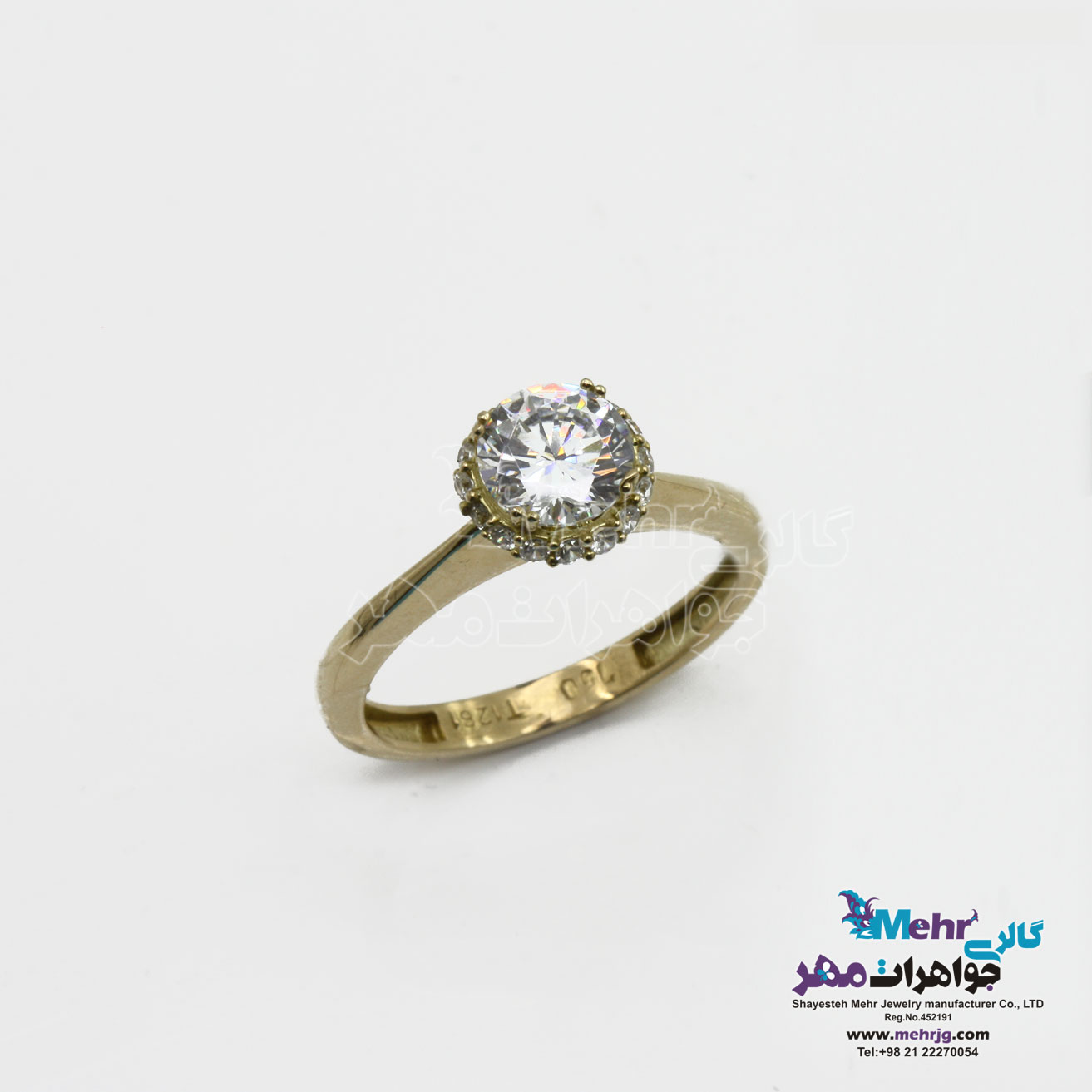 انگشتر طلا - طرح لوکس