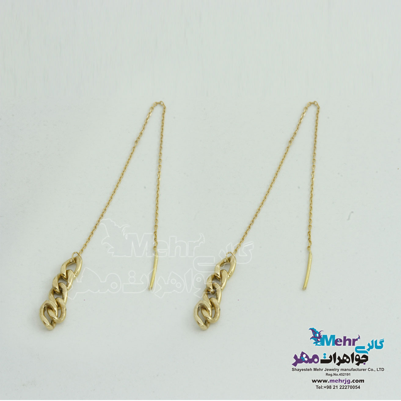 گوشواره طلا - طرح کارتیه