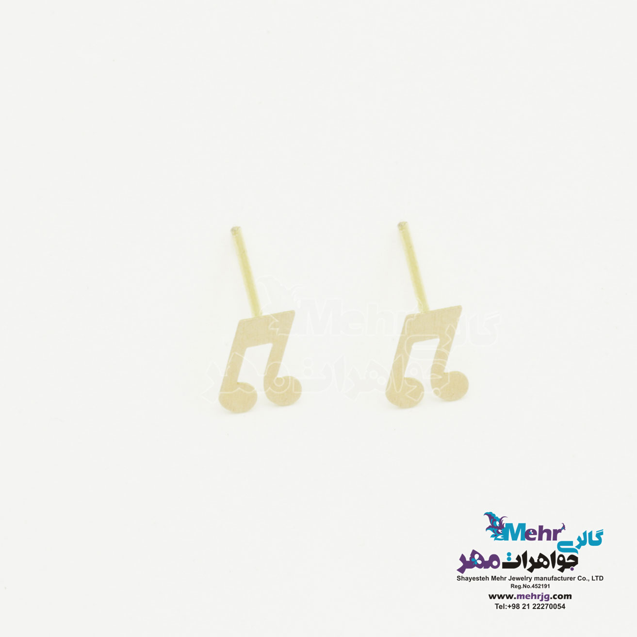 گوشواره طلا - طرح نت موسیقی