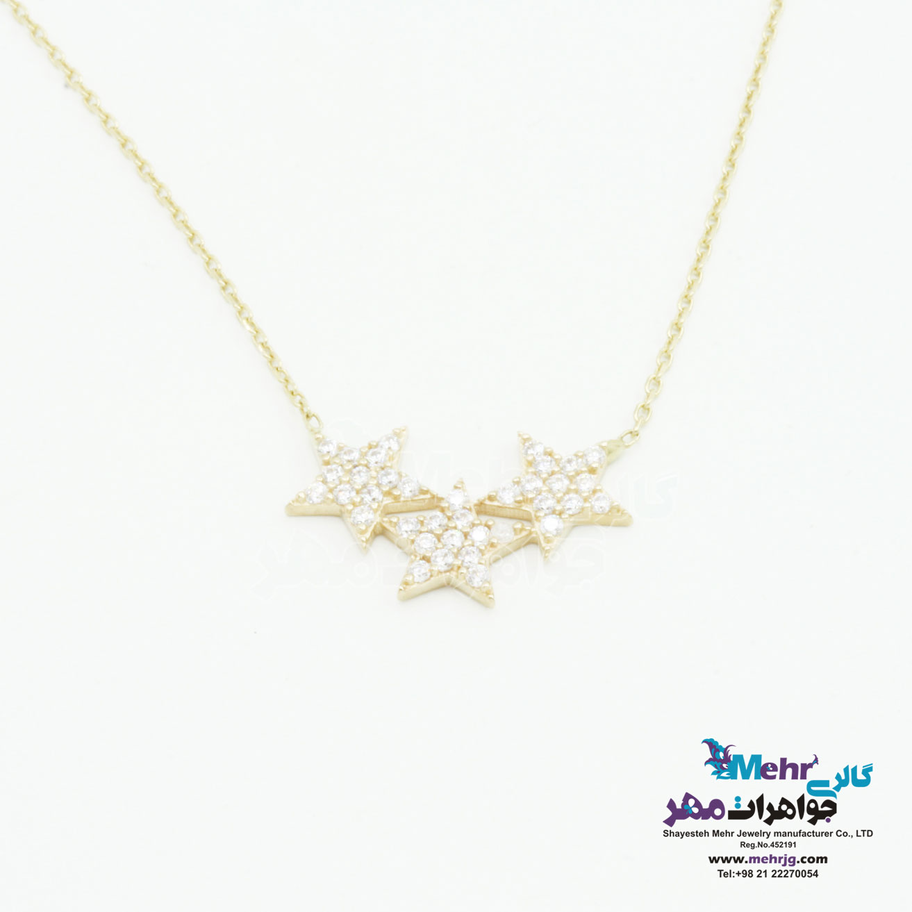 گردنبند طلا - طرح ستاره