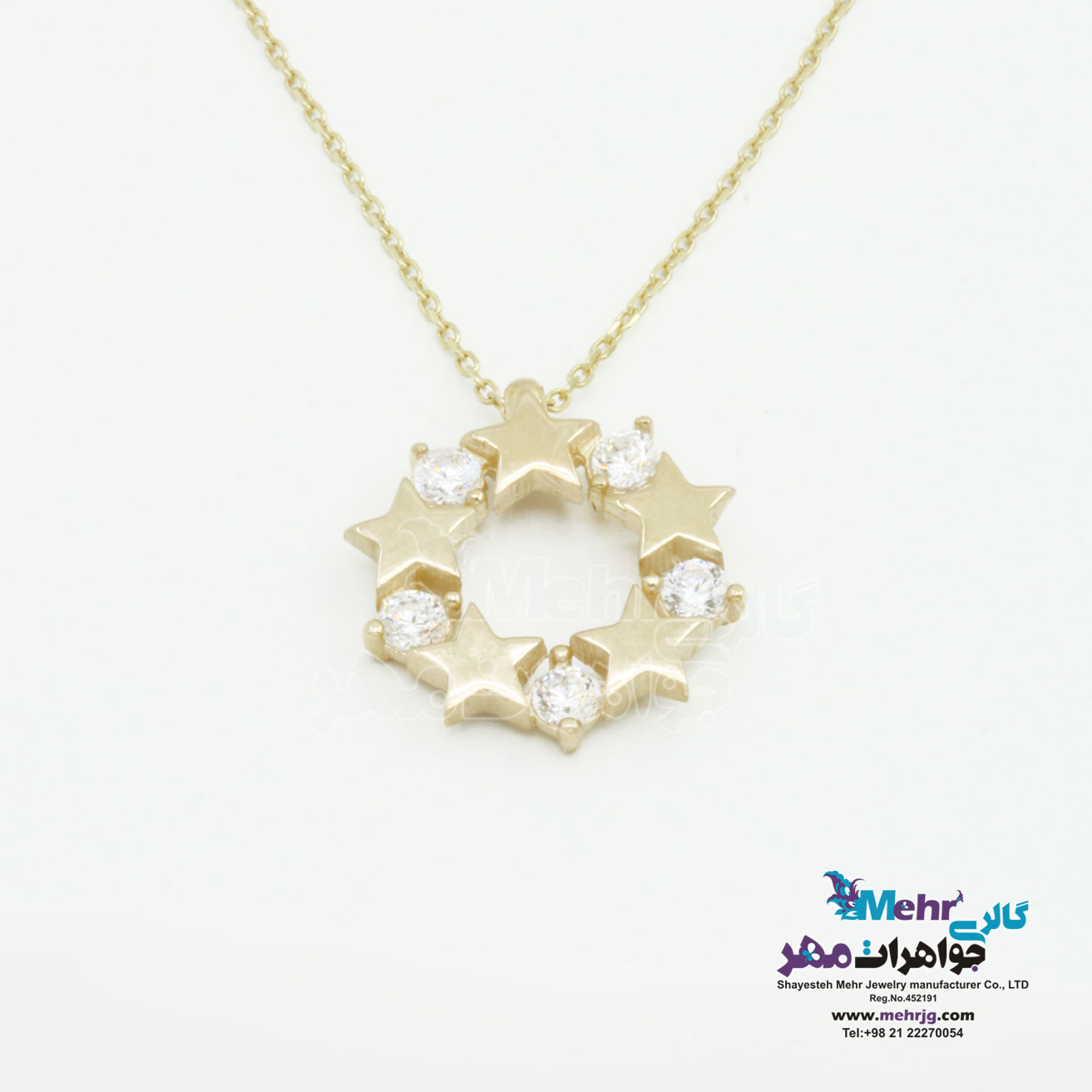 گردنبند طلا - طرح ستاره