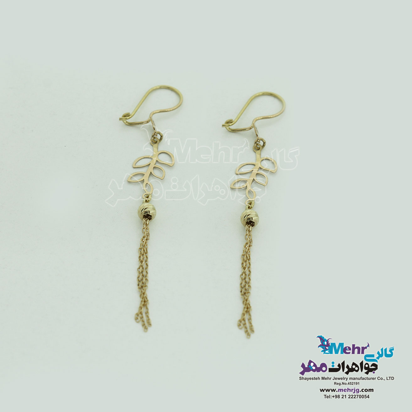 گوشواره طلا - طرح خوشه