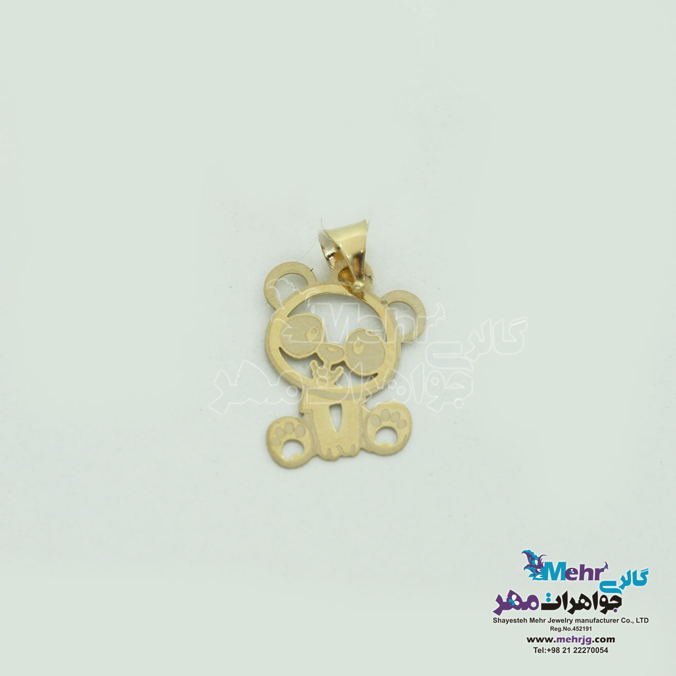 آویز طلا - طرح پاندا