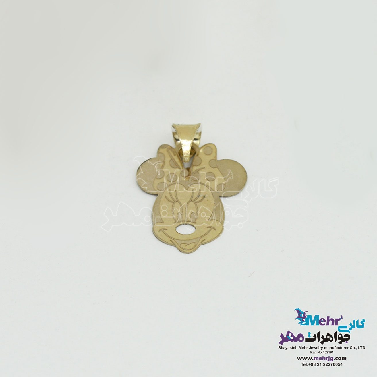 آویز طلا - طرح میکی ماوس