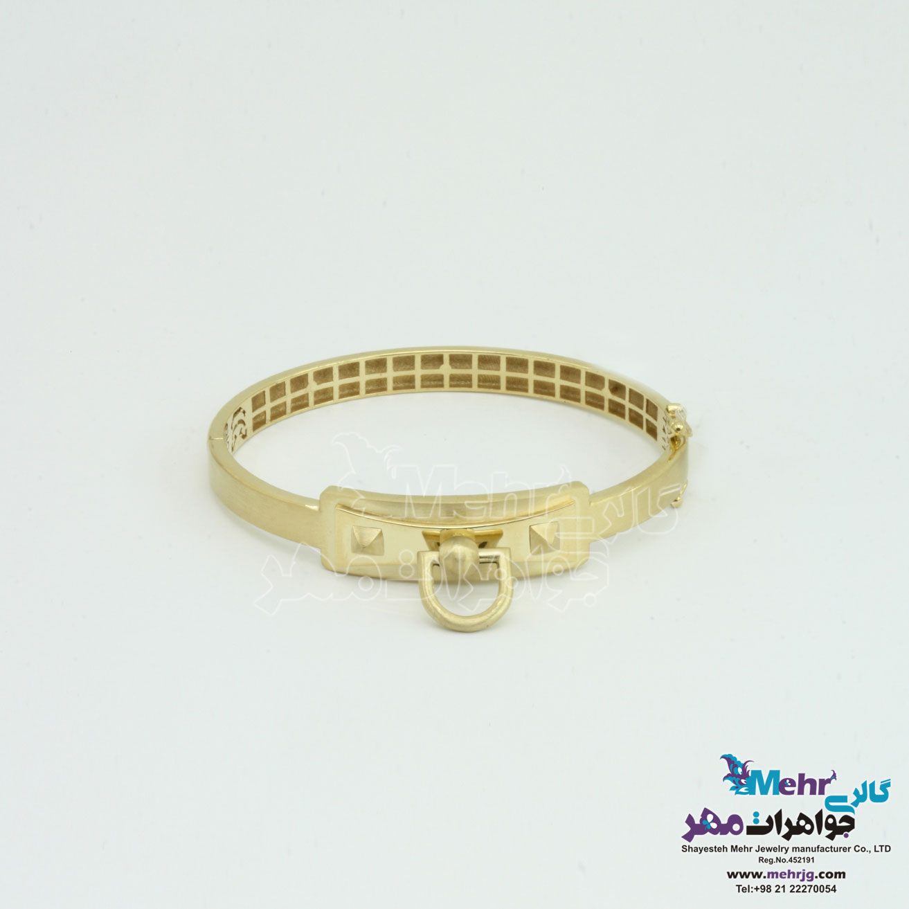 دستبند النگویی طلا - طرح کلئوپاترا