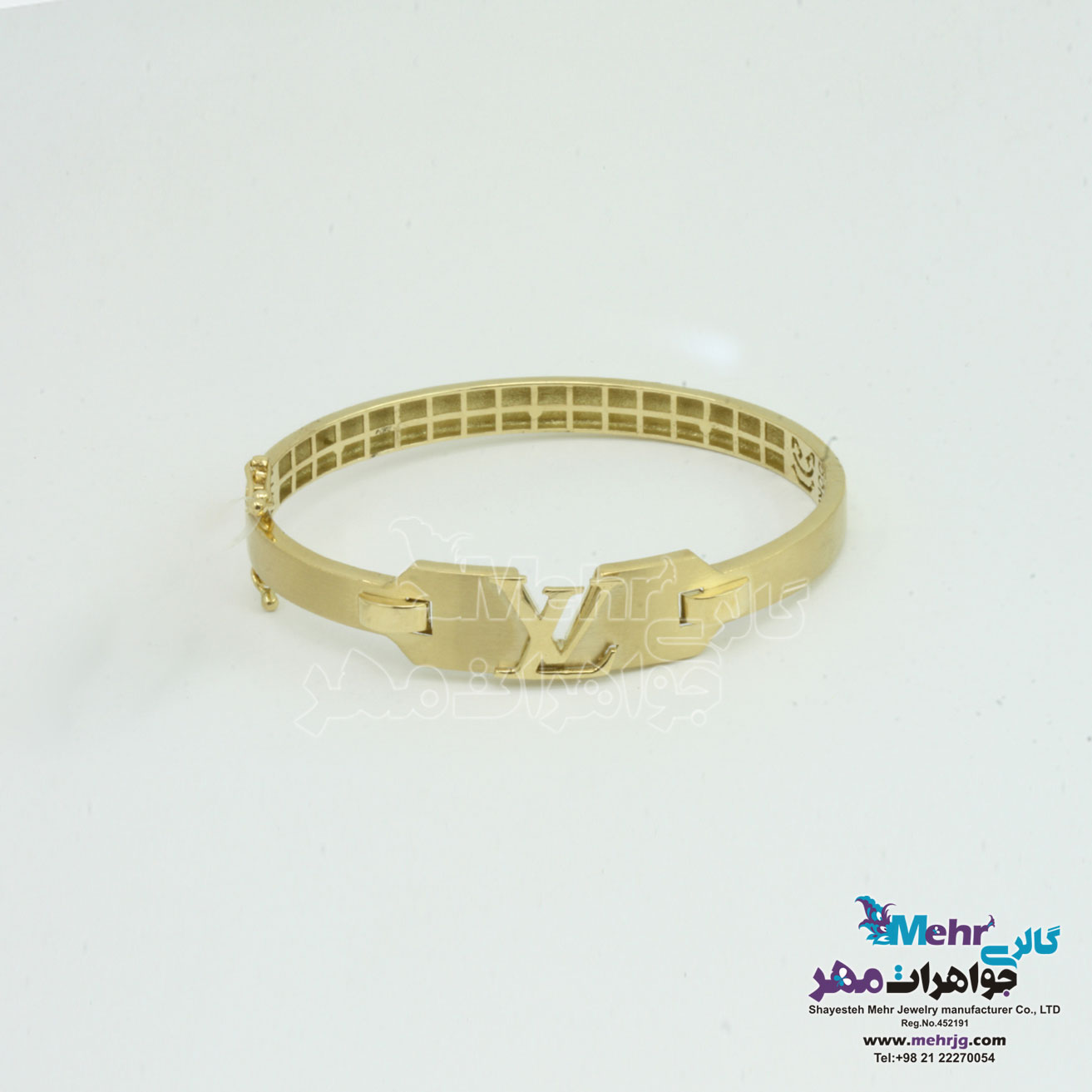 دستبند النگویی طلا - طرح کلئوپاترا
